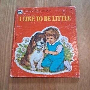 I LIKE TO BE LITTLE by ANN MATTHEWS Whitman Tell A Tale 1976 Hard Cover Book